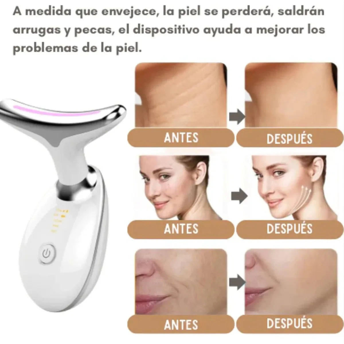 Masajeador Facial Control Arrugas